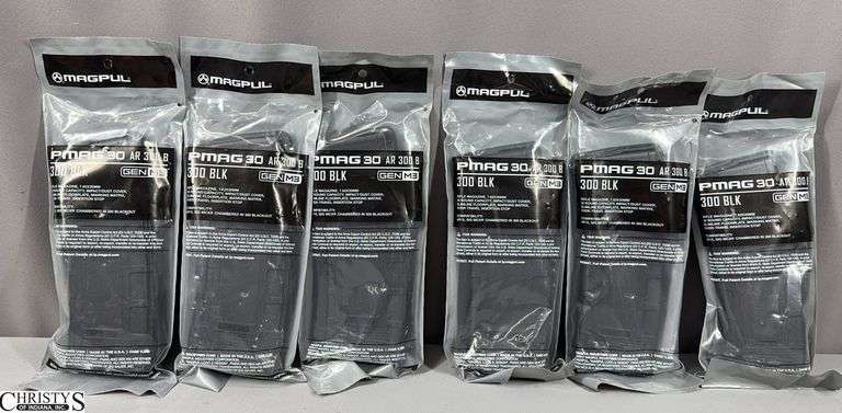 6 New in Package Magpul PMAG 30 AR 300 B GEN M3 Rifle Magazines 7.62x35mm image