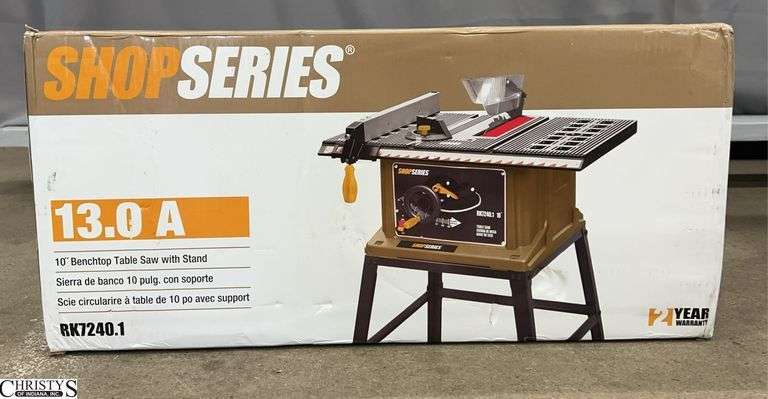 Shop Series 13.0 10" Benchtop Table Saw - New In Box image