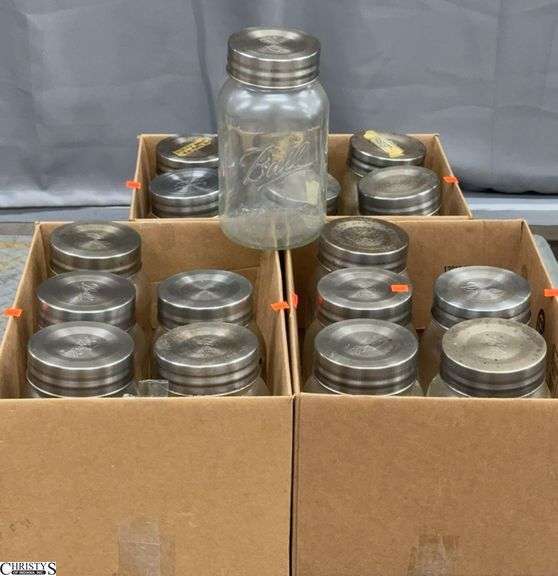 17 11" Ball Glass Storage Jars - SKID NOT INCLUDED image
