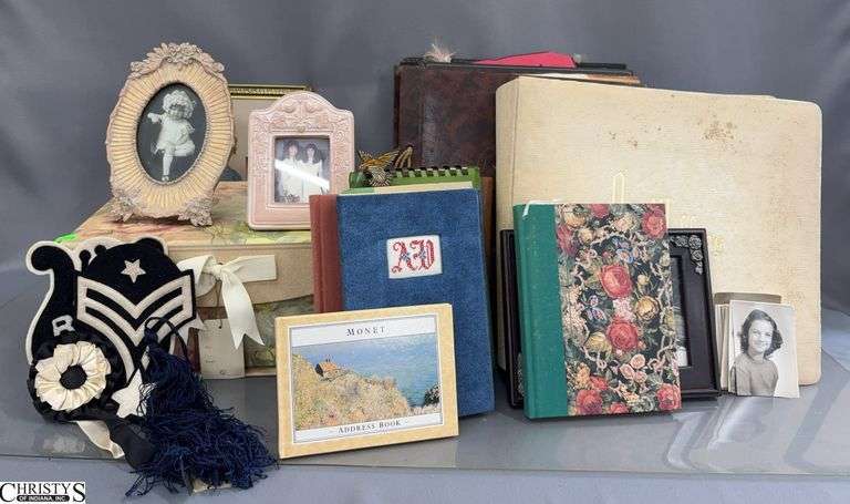 Large Group Assorted Ephemera - Photos, Scrap Books, Note Books, Misc image