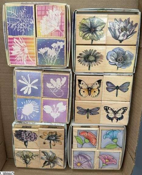 Woodblock Rubber Stamps image