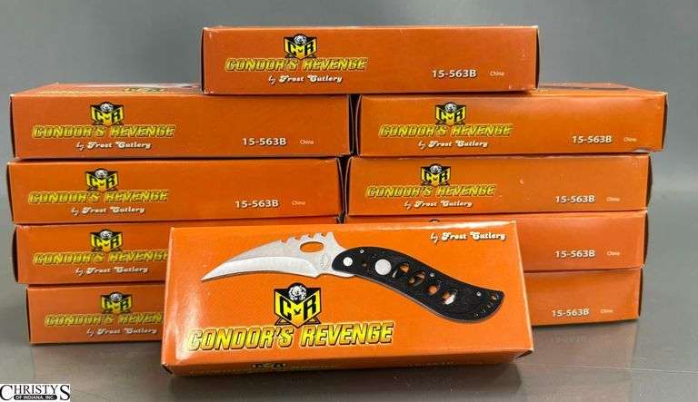 10 Condor's Revenge Frost Cutlery Knives - 9.5" overall image
