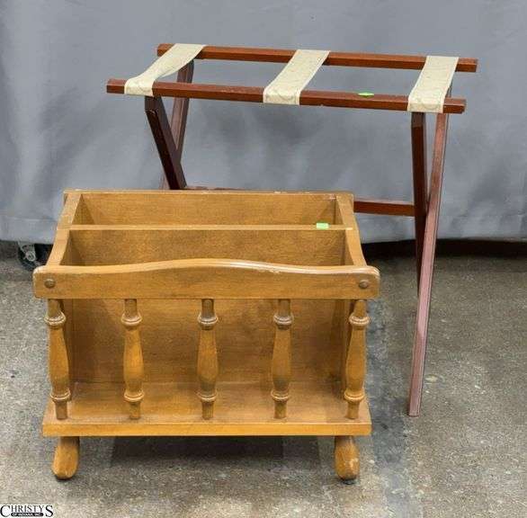 Luggage Rack and Magazine Holder image