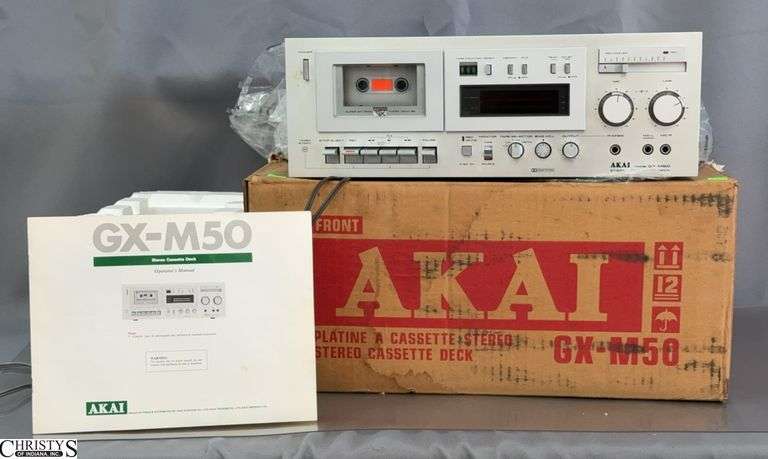 Akai GX - M50 Stereo Cassette Deck - 18" x 10.5" x 6" image