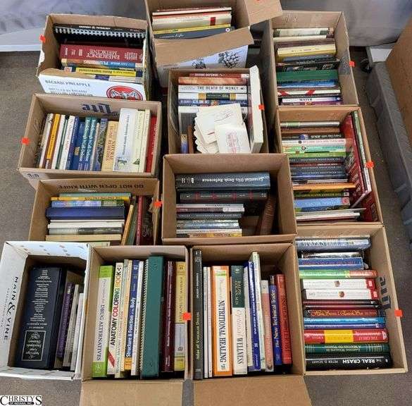 Skid of Various Genre Books - Mostly Health Related - SKID NOT INCLUDED image