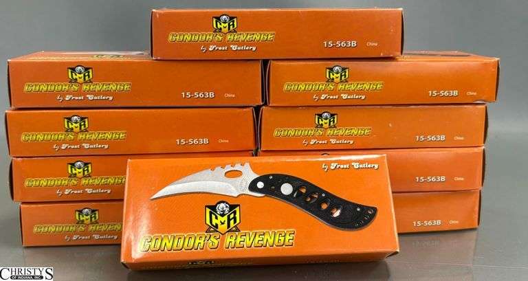 10 Condor's Revenge Frost Cutlery Knives - 9.5" overall image