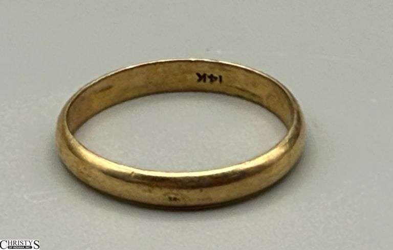 Marked 14k Size 12 Wedding Band image