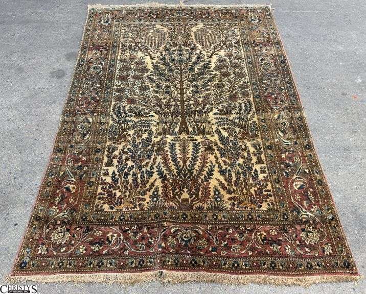 Rug Approx. 5' X 7' Red, Brown and Navy Color image