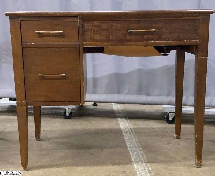 MCM Sewing Table - No Machine - 36" x 18" x 30 - some wear image