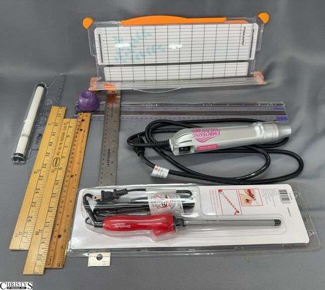 Fiskars Cutting Tools and 2 Heat Tools For Arts and Crafts image