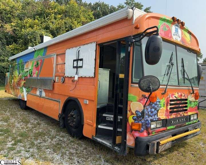 2005  BLUE BIRD  All American / All Canada Converted Into a Food Truck. Needs Transmission Work. Dead Batteries. Generator will jump start and bus will jump start. Drive shaft has been dissembled at the rear differential. image