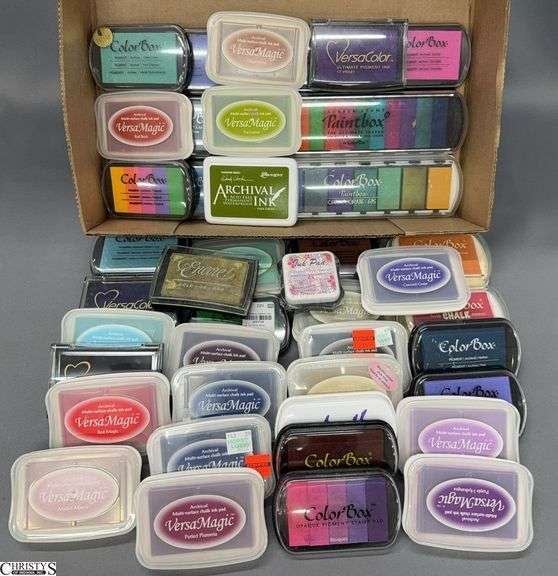 Variety of Ink Stamping Pads image