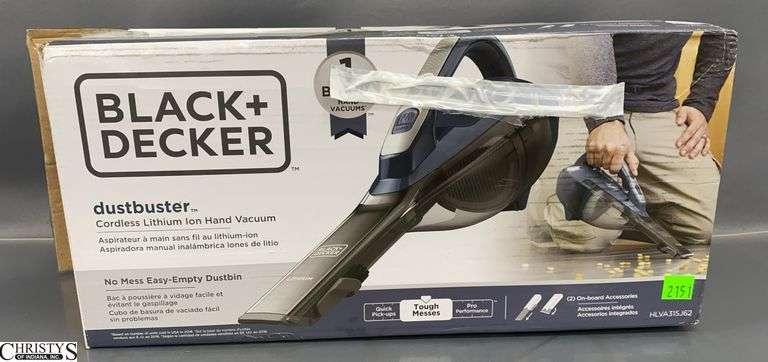 Black & Decker Dustbuster Cordless Hand Vac - Missing power cord image