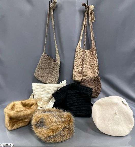 Faux Fur Hats, Woven Handbags, The Sak and Other Brands image