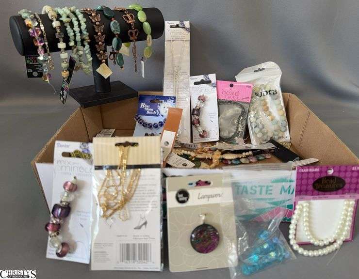 Beads, Stones, Charm Chains, Lampwork Pendant, Butterfly, Pineapple, Bumblebee image