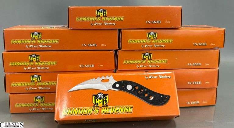 10 Condor's Revenge Frost Cutlery Knives - 9.5" overall image
