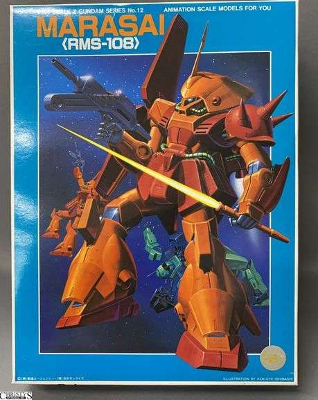 1:144 Scale Z Gundam Series No. 12 Animation Models, Marasai RMS-108 In Box Bandai image