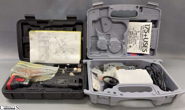2 Dremel Rotary Tools - Assorted Bits image