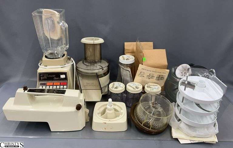 Oster Kitchen Center - Parts Included - Mixer, Blender, Food Processor, Meat Grinder, Mini Blend, Mini Blend - May not include all necessary parts image