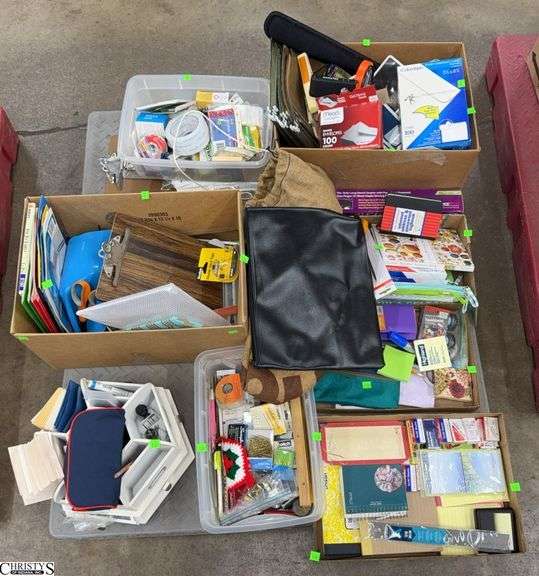 Skid Assorted Office Supplies - Envelopes, Folders, Notebooks, Misc - SKID NOT INCLUDED image