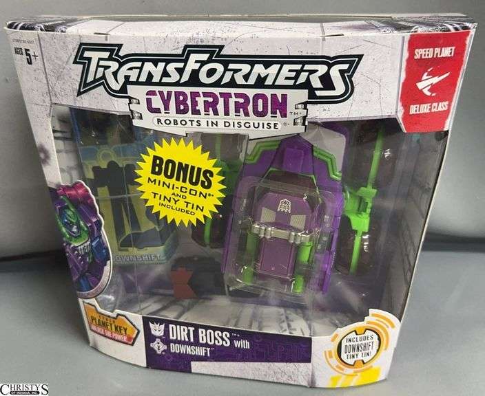 Hasbro Transformers Cybertron Decepticon Dirt Boss With Down Shift, 2005 In Box image