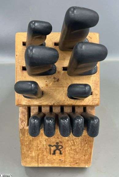 J. A. Henckels Ever Edge Knife Set and Block - Some wear image