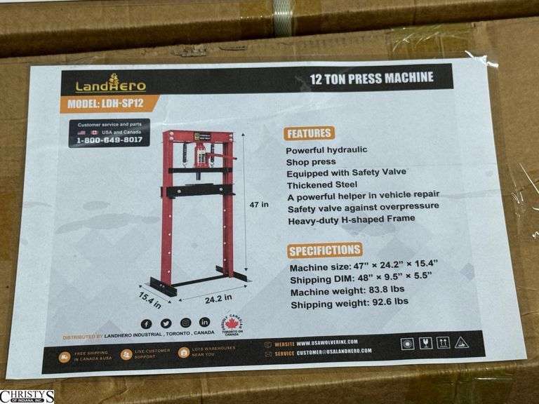 LandHonor Shop press LHR-SP12 image