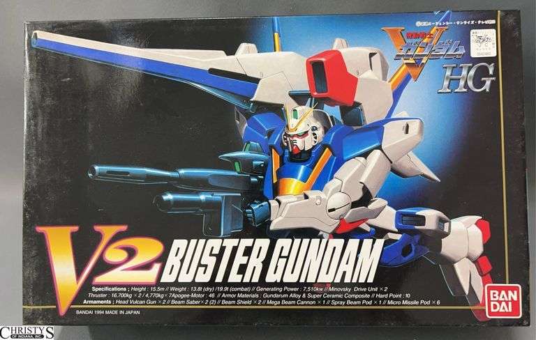Bandai 1994 Action Model V2 Buster Gundam Model In Box image