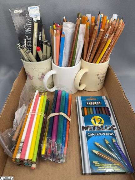 Colored Pencils, Art Pens, Woodless Colored Pencils image