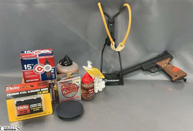 Marksman Sling Shot, Crossman BB Gun, BB's image