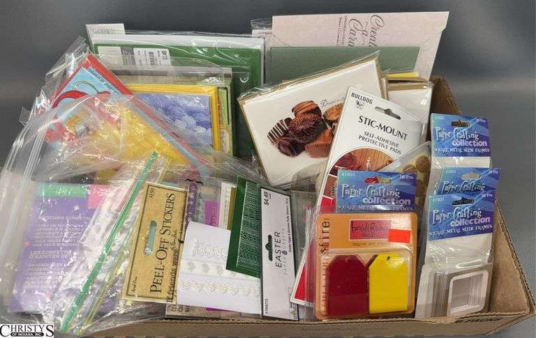 Blank Inside Greeting Cards, Some Stickers, Crafting Embellishments image