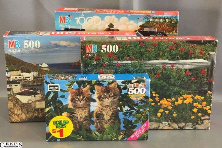 4 New Puzzles - 1000pc is largest image