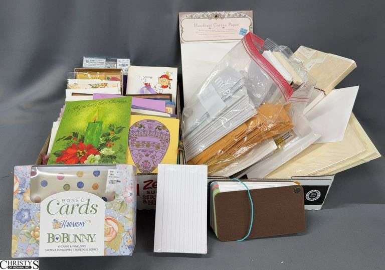 Greeting Cards, Some Hand Made and Blank Inside, Foil Lined Envelopes image