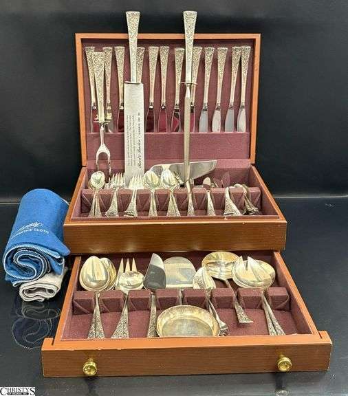 Reed & Barton "Tapestry" Sterling Silver Flatware in Case image