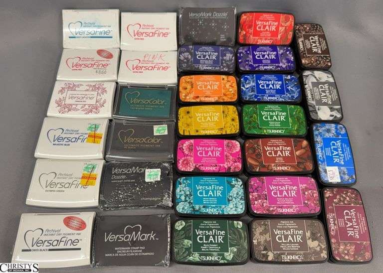 Versa Fine, Claire, Dazzle, and Color Ink Stamp Pads, A Few Unopened image