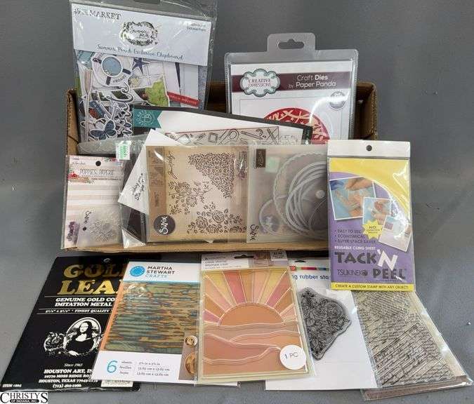 Rubber Cling Stamps, Dies, Paper Collage Flowers, Reusable Cling Sheets image