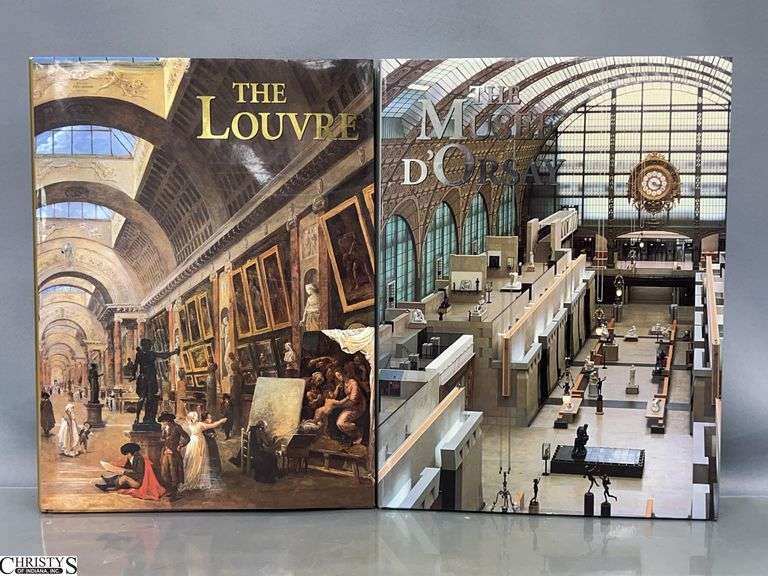 The Louvre and The Musee D'Orsay Table Books - 13.5" x 10" image