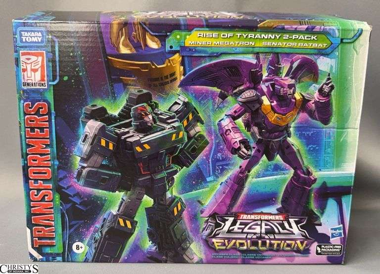 Transformers Legacy Evolution Rise of Tyranny 2-Pack Miner Megatron & Senator Ratbat image