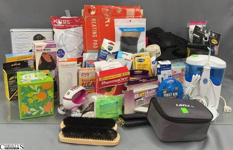 Home Heath - Neck Wrap, Bandages, Sticky Rollers, Masks, Water Pick Water Flosser, Misc image