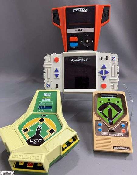 Lot of Coleco & Mattel Handheld Electronic Games - Alien Attack, Galaxian2, Baseball image