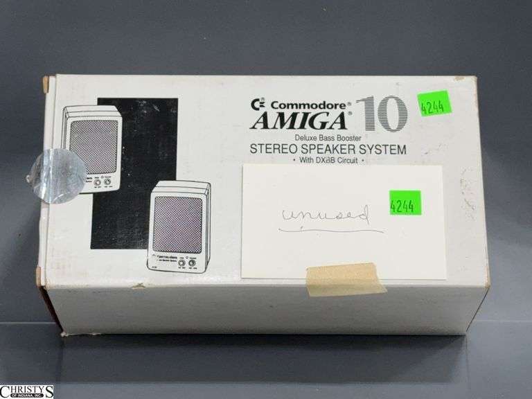 Commodore Amiga 10 Stereo Speakers in Box image