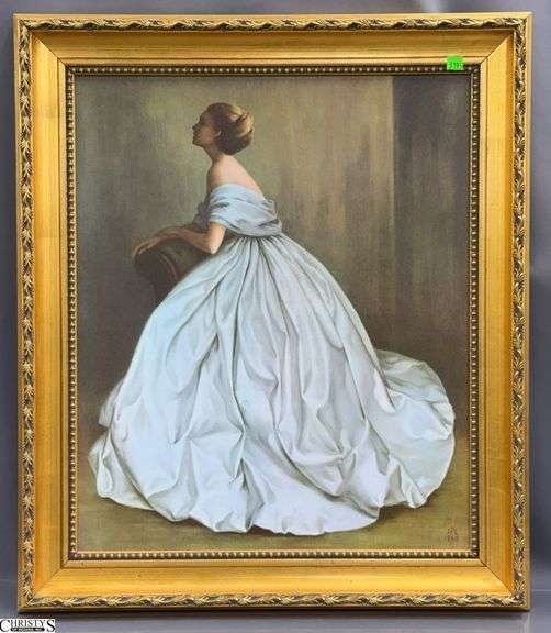 "The Sound of Music" Framed Print on Canvas Board after Joanne Pemberton Longman - 25.5" x 29.5" of frame image