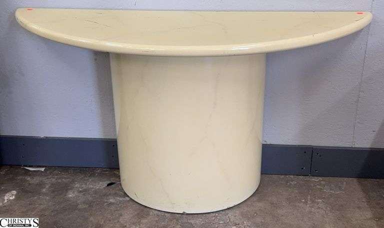 Post Modern Style Console Table - 54" x 18" x 28" - some surface scuffing, edge wear image