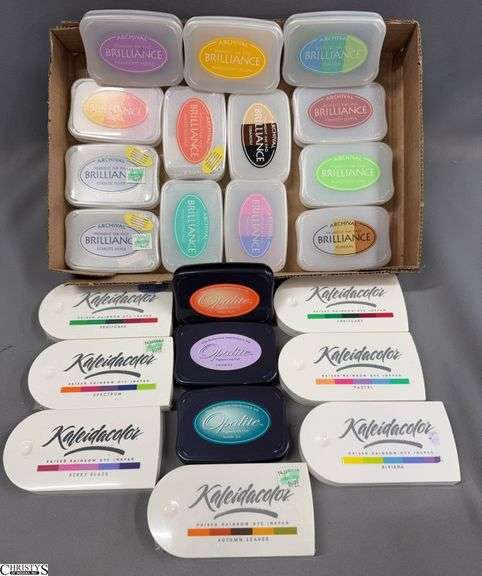 23 Kaleidacolor, Archival Brilliance, Opalite, Stamp Pads Approx 2x3" Pads image