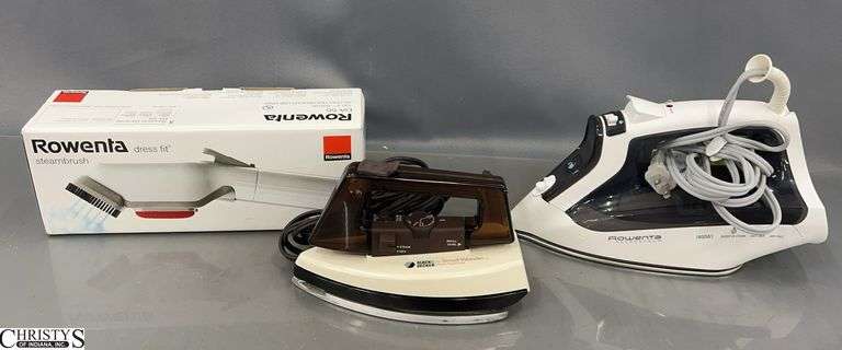 Rowenta Iron, Steambrush, Black & Decker Travel Iron image