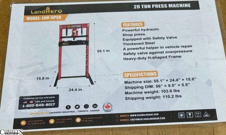 LandHonor Shop press LHR-SP20 image