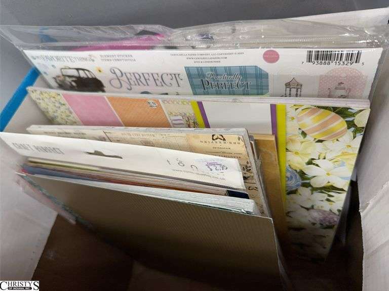 Scrapbooking Paper and Cardstock Stacks, Various Patterns and Themes image