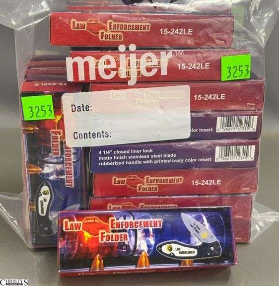 23 Law Enforcement Folder Barracuda Knives - 7" Overall image