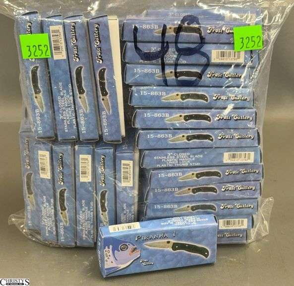 48 Piranha I Frost Cutlery Knives - 5" overall image