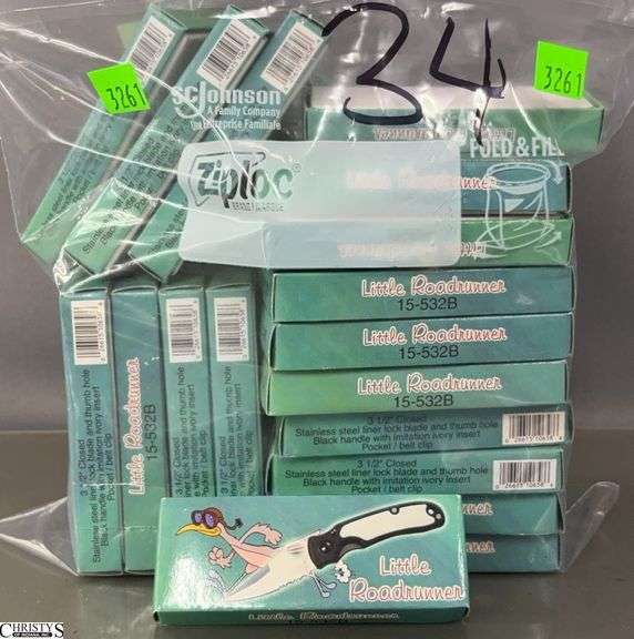 34 Little Roadrunner Frost Cutlery Knives - 6" image